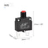 MECCANIXITY Circuit Overload Protector 15A AC125/250V DC32V Push Button Thermal Circuit Breaker for Air Compressor with Waterproof Caps 5pcs...