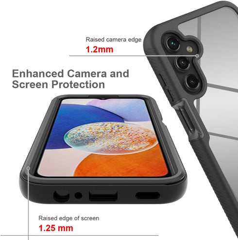Compatible with Samsung Galaxy A15 5G Case Cover,Phone Case with Screen Protector Compatible with Samsung SM-A156B/DS Galaxy A15 5G / SM-A156P/DSN...