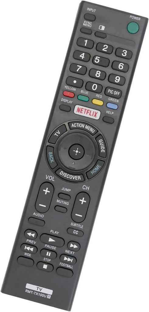 RMT-TX100U Universal Replace Remote Control fit for All Sony Bravia TV KDL-75W850C KDL-65W850C KDL-55W850C XBR-65X890C XBR-55X890C XBR-55X850C XBR...