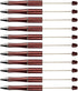 Beadthoven 20pcs Plastic Beadable Pen, Bead Ballpoint Pen Glittery Shaft Black Ink Bead Pens for DIY Pen Decorations Supplies Office School (Cocon...