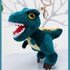 Plush Dinosaur Stuffed Animals Tyrannosaurus Rex Keychains Ornaments Pendant Key Ring Blue...
