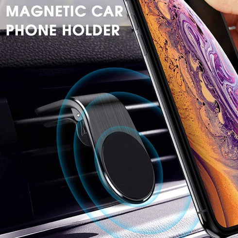 BoxWave Car Mount Compatible with Samsung Galaxy A51 5G - MagnetoMount Clip, Metal Car Air Vent Strong Magnet Mount - Jet Black...