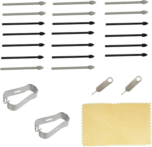 (20pcs Pack) Tab s7 s Pen Nibs Replacement Stylus Tips for Samsung Galaxy tab s7,s7 Plus (Black/Gray)...