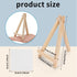 5 Inch Mini Canvas 2.8 Inch Mini Easel, 6 Pcs Small Painting Canvas with 6 Pcs Mini Easel, for Painting, Crafts, Photos etc...