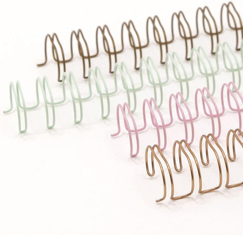 Craftelier - Set of 2 Double Ring Spiral Binders for Albums, Notebooks, Diaries or Calendars | Ideal for Scrapbooking and other Crafting Projects ...