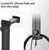 NEETTO HS906 Headphone Stand & Hanger 2 in 1, Above & Under Desk Gaming Headset Holder Mount Hook with Height Adjustable & Rotating Clamp, Earphon...