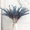 3 Pcs Soft Touch Artificial Eucalyptus Leaves Spray 31.5" Fake Silver Dollar Greenery Stems for Home Wedding Floral Arrangement, Blue...