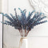 3 Pcs Soft Touch Artificial Eucalyptus Leaves Spray 31.5" Fake Silver Dollar Greenery Stems for Home Wedding Floral Arrangement, Blue...