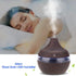 Diffuser,Essential Oil Diffusers,Diffusers for Home,Humidifier, Colorful LED USB Wood Humidifier with USB Cable...