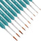 10Pcs Miniature Paint Brushes, Detail Fine Tip Paint Brushes Set with Ergonomic Handle - Suitable for Acrylic Painting, Oil, Watercoloring, Face, ...