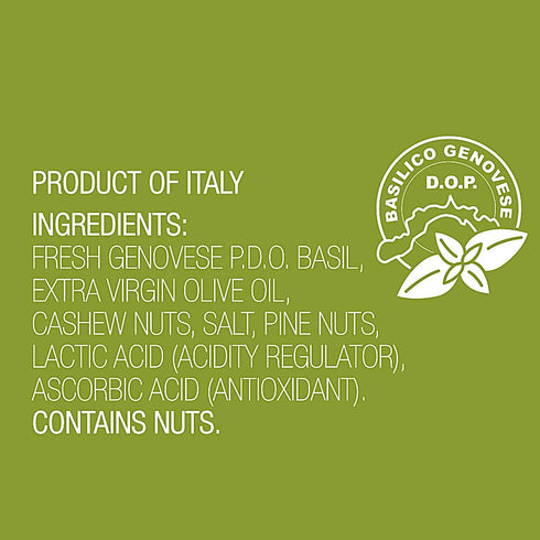 Compagnia Sanremo Pesto DOP Basil Pesto, 6.7 oz...