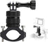 Mountain Bike Mount for GoPro Hero 12/11/10/9/8/7/6/5/4/3+, 360 Degree Rotation Aluminium Bike Handlebar Holder Bicycle Rack Adjuster for Action C...