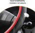 Car Steering Wheel Cover, Elastic Sport Leather Vehicle Steering Wheel Protector, Non-Slip Soft Grip Padded Auto Interior Protective Accessories, ...