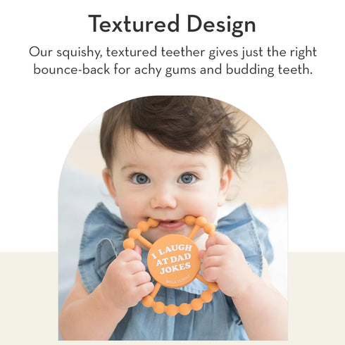 Baby Teether by Bella Tunno, Silicone Teethers for Babies 3-6 months, 6-12 months, Baby Toys, Pacifier, Teething Relief, Boys, Girls, Mama...