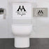 Ministry of Magic This Way Toilet Decor Wall Vinyl Decals Bumper Stickers for Cars, Van, Trucks, Laptop, Waterproof, 7.5" x 6.4"...