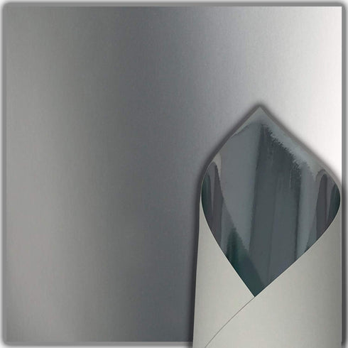 Silver Shimmering Metallic Cardstock - 12" x 12" - 10 Sheets Pack...