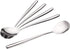 Miupoo Spoons,Stainless Steel Long handled soup spoons,Silver,10 Piece (8.7x1.6 Inches)...