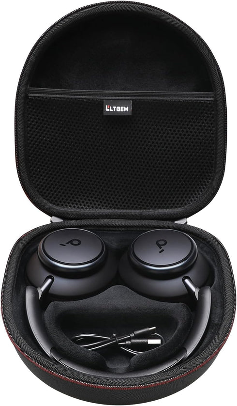LTGEM Hard Case for Anker Soundcore Space Q45 / Q35 Adaptive Noise Cancelling Headphones - Protective Carrying Storage Bag (Black)...