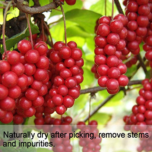 Wananfu Schisandra Berry Dried 4oz, Schizandra Berries for Tea, Wuweizi (????)...