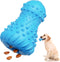 Chew Toys -Cone Shape Dog Toys for Aggressive Chewers?Durable Natural Rubber? Multifunctional Teeth Cleaning and Gum Massage(Blue)...