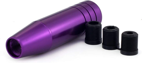5.12" Weighted Gear Knob Shifter Handle, Aluminum Alloy Car Stick Shift Handle Fit Most Manual Automatic Transmissions, Purple...