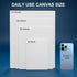 Canvas Panels 4x4 Inch 12-Pack, 10 oz Primed 100% Cotton White Blank Small Canvases for Painting, Square Flat Canvas Board for Oil Acrylics Waterc...