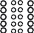 1/2" Impact Wrench Socket Retainer rings with O-Ring Fit Milwaukee Type Impact Wrenchs Tool Parts and Accessories,Impact Friction Ring,Square Driv...