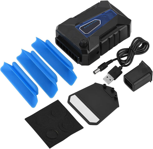 Laptop Cooler, Portable Slim 5V Mini Air Extracting Adjustable Quiet USB Powered Laptop Notebook Cooler Cooling Fan Compatible for Most Laptops Di...