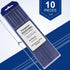 TIG Welding Tungsten Electrodes 2% Ceriated 0.040" x 7" 10-Pack (Gray, WC20)...
