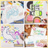 Double Line Outline Markers 36 Colors Super Squiggles Glitter Markers Self Outline Metallic Markers, Shimmer Markers Doodle Drawing Pens for Chris...