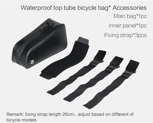 Rhinowalk Bike Bag Bike Top Tube Bag Bike Frame Bag Stable Bicycle Frame Bag Bicycle Bag Professional Cycling Accessories...