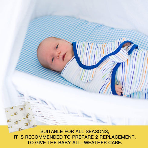 Large Soft Baby Wrap Muslin Swaddle Blankets Gauze Cotton Swaddling Blankets for Boys and Girls, Breathable Receiving Blanket New Born for Baby (G...