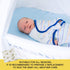 Large Soft Baby Wrap Muslin Swaddle Blankets Gauze Cotton Swaddling Blankets for Boys and Girls, Breathable Receiving Blanket New Born for Baby (G...