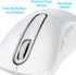 memzuoix 2.4G Wireless Mouse, 1200 DPI Computer Wireless Mouse with USB Receiver, Portable Wireless USB Mouse Battery Powered Cordless Mouse for L...