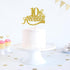 Gold Glitter 10th Anniversary Cake Topper - Happy 10th Wedding Anniversary / Birthday Party Decorations...