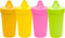 Re-Play Sippy Cups for Toddlers - 10 Oz. Reusable Spill Proof Cups for Kids, Dishwasher/Microwave Safe - Made in USA - Set of 4-3.13" x 6.25" - Ci...