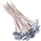 100pcs ECO Wicks for Soy Candles, 6 inch Pre-Waxed Candle Wick for Candle Making,Thick Candle Wick with Base...