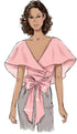 Vogue Patterns Misses' Top, 14-16-18-20-22, red...
