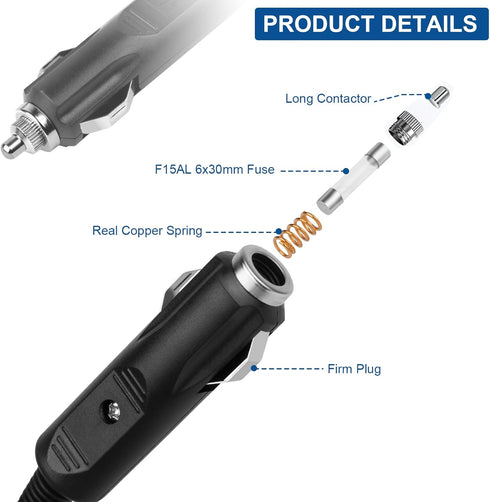 TREE.NB 65W 61W 45W USB C PD DC Vehicle Car Adapter Charger for Dell XPS 13 12 Lenovo HP Spectre 1013 G3 ASUS ZenBook Acer Samsung Type C...