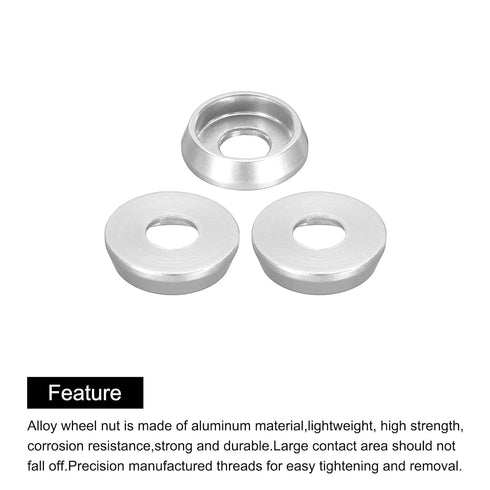MECCANIXITY M3 Cone Cup Countersunk Washers,Hole Dia 3mm/0.12" Aluminum Gaskets Cup Head Washer Gasket for Screw RC/FPV/PC/Drone/Mechanical Access...