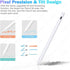 Stylus Pen with Tilt Sensitive & Palm Rejection, Active Pencil Compatible with (2018-2022) Apple iPad Pro 11/12.9 Inch, iPad 10.2 7/8/9th Generati...