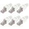 VCELINK Tool-Free RJ45 Connector, CAT6A Field Termination Plug, Gold Plated Modular Plug, UTP CAT6A Connector Tool Less for CAT6A, CAT6 Network Ca...