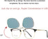 Long Keeper Clip On Sunglasses - Polarized Clip-on Flip Up Sunglasses for Women Men Driving Fishing Sunglasses Over Glasses...