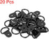 X AUTOHAUX 20pcs Black D Shape Tie Down Anchors Lashing Rings for Car Truck Trailer Cargo RV Boats...