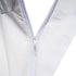 30203 Microporous Disposable Coveralls Protective Breathable Hooded Suit with Elastic Cuffs, Ankles and Waist,Zip Front Opening, Serged Seams for ...