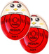 NobleEgg Egg Timer Pro | Soft Hard Boiled Egg Timer That Changes Color When Done | No BPA, Certified (2-Pack)...
