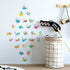 DECOWALL DS-8033 A-Z Dinosaur Alphabet (Small) Kids Wall Stickers Decals Peel and Stick Removable for Nursery Bedroom Living Room Art murals Decor...