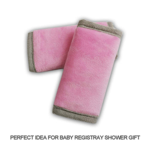 Car Seat Strap Pads Covers for Baby Kids, Seat Belt Covers Cushion for boy Girl, Protect Neck and Shoulder rubbing, Anti-Slip Design, Universal fo...