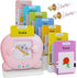Talking Flash Cards - Early Development Learning Toy with 112 Cards for 224 English Words, Montessori Sensory Toy for Kids...