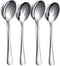 Kyraton 4-Piece Stainless Steel Serving Utensil Set - 2 Serving Spoons and 2 Slotted Spoons...